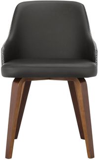 loft24 Esszimmerstuhl Ole (Set, 2 St), Küchenstuhl, Armlehnstuhl, Lederoptik, Stuhl