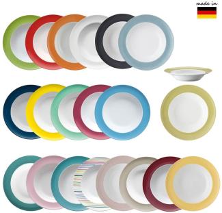 Thomas Sunny Day Suppenteller, Pastateller, Teller, Porzellan, Orange, Spülmaschinenfest, 23 cm, 10323