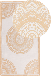 Outdoorteppich HUBLI Beige 80 x 150 cm