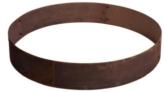 Pflanzring Metallring Stahl Hochbeet 120 cm Pflanzgefäß Pflanzkübel Rost Ring