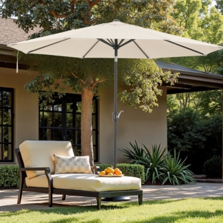 WILGOON Sonnenschirm Alu Ampelschirm Sonnenschirm, Abdeckung Ø300 cm