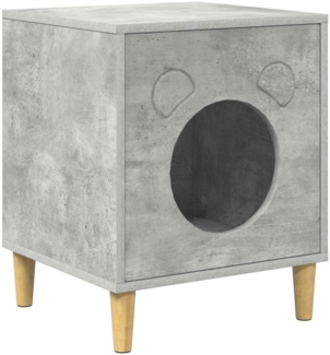 vidaXL Katzenhaus Beton 42,5 x 40 x 53 cm Holzwerkstoff 8000674