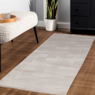 Ayyildiz Teppiche Teppich SAHARA 1112, rechteckig, Höhe: 12 mm, Läufer, Pflegeleicht / Strapazierfähig / Trend Colors/ Wohnzimmer
