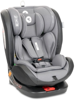 Lorelli Kindersitz Ares i-Size (40-150cm) Isofix, verstellbar, Sitz 360° drehbar hellgrau