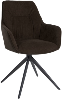 CLP Esszimmerstuhl Jules Stoff,braun