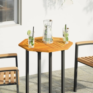 vidaXL Tischplatte 60x60x2 cm Achteckig Massivholz Akazie 4004260