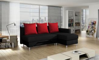 Ecksofa Tom, Seite: Rechts, Farbe: Suedine 1 + Suedine 1 + Suedine 3100