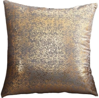 Coonoor Kissenbezug 45x45cm Goldprägung Kissenbezüge Kissenhülle Dekokissen Sofakissen, (2 Stück), für Sofa Wohnzimmer Schlafzimmer Weihnachten Deko