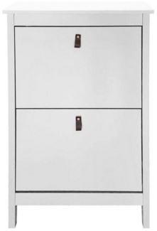 HTI-Living Schuhschrank Schuhschrank Hayet Weiß (Stück, 1-St, 1 Schuhschrank) Schuhkipper 2 Fächer