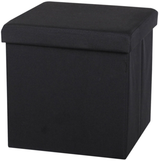 Urban Living Sitzwürfel Sitzhocker Sitzwürfel Aufbewahrungsbox Tissu, mit Stauraumfach hoher Sitzkomfort