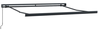Markise Anthrazit 3 x 2,5 m Metall 145705