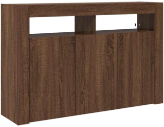 vidaXL Sideboard Braun Eichen-Optik 116 x 30 x 75 cm Holzwerkstoff 3333882