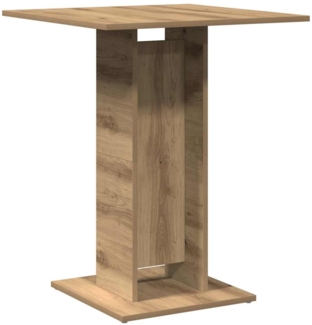 vidaXL Bistrotisch Artisan-Eiche 60x60x75 cm Holzwerkstoff 856023