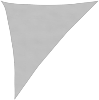 vidaXL Sonnensegel Hellgrau 3x4x5 m 100% Polyester Oxford 4000915