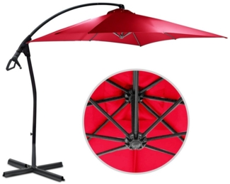 habeig Ampelschirm 100% Wasserdicht Schirm 250x250 cm PVC Sonnenschirm, 100% wasserdicht