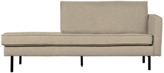 Daybed Rodeo aus Boucle-Stoff Rechts, Beige