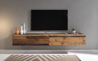 INOSIGN Lowboard LOWBOARD VERA, wahlweise mit oder ohne Beleuchtung, Modernes griffloses TV-Board, 180 cm TV-Schrank, stehend und hängend