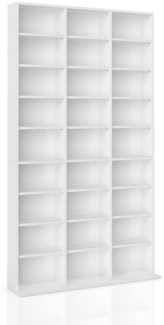 Cd-Regal Jukebox Weiß 102 x 178 cm Vicco