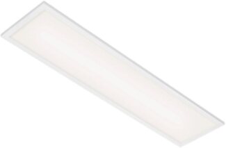BRILONER - LED Deckenlampe ultraflach, neutralweiße Lichtfarbe, 22 Watt, 2400 Lumen, LED Lampe, LED Deckenleuchte, Wohnzimmerlampe, LED Panel, Küchenlampe, Deckenbeleuchtung, 100 x 25 x 6 cm, Weiß
