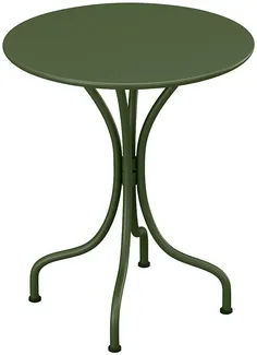 Vente-unique - MIRMANDE Gartenessgruppe Metall GrünGrün - B 60 cm x H 70 cm x L 60 cm