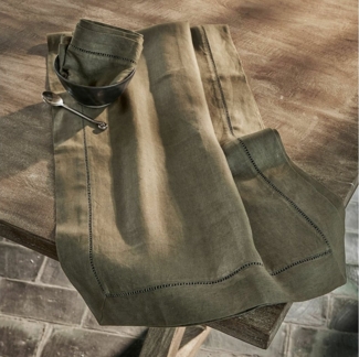 Mirabeau Tischläufer Tischläufer Covent Garden olivgrün