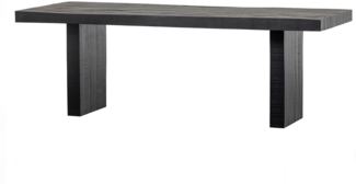 Basiclabel Esstisch Balk aus Mangoholz 220x90 cm, Schwarz