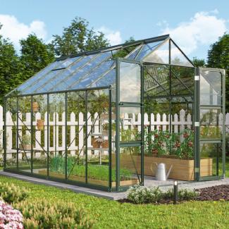 Vitavia Gewächshaus "Domus 9900", smaragd, 9,9 m²,3 mm ESG