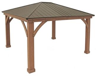 Westmann Holz Pavillon Devon 1214 | Natur | 427x366x317 cm