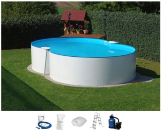 KONIFERA Achtformpool MONACO 1 (Set, 6-tlg), Höhe 120 cm, in versch. Größen