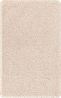 vidaXL Badematte Anti-Rutsch Badematten-Set 3 pcs Creme 50x50 cm PP, Höhe 0.2 mm, Polypropylen