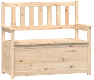 vidaXL Sitzbank 112,5x51,5x96,5 cm Massivholz Kiefer 823559