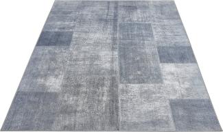 LUXOR Living Teppich Punto blau-grau, 120 x 170 cm