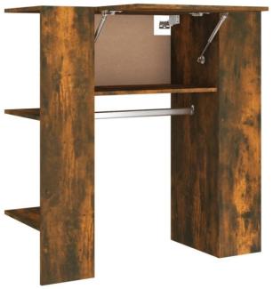 vidaXL Flurschrank Räuchereiche 97,5x37x99 cm Holzwerkstoff 820514