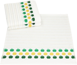 Betz Geschirrtuch 3 Stück Geschirrtücher Motiv FRÜCHTE Größe 50 cm x 50 cm, (3-tlg), Küchenhandtuch Gläsertücher