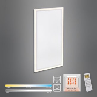 Leuchten Direkt 18069-16 LED Deckenleuchte BEROA mit Infarot-Heizung