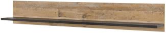 Wandboard SHERWOOD 72 Regal Old Style hell und anthrazit