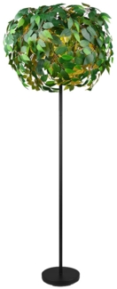 Stehleuchte, Blätter-Design, 3 Flammig, Grün, H 180 cm