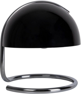 näve Tischleuchte Burano, ohne Leuchtmittel, halbkugelförmiger Glasschirm, 1x E27, Zuleitung schwarz 150cm