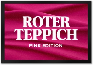 speecheese Fußmatte Roter Teppich Pink Edition Fußmatte in 35x50 cm