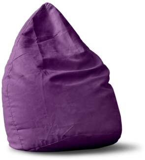 Lumaland 'Luxury XL Plus' Sitzsack, Lila, Microvelours, 120 l