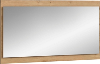 INOSIGN Wandspiegel EVRID, Breite 110 cm, Rahmenoptik, farblich abgesetze Trägerplatte (inklusive Beleuchtung), Spiegel, Garderobenspiegel, Flurspiegel, Dielenspiegel, Spiegelpaneel