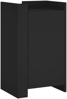 Highboard Schwarz 45 x 35 x 75 cm Holzwerkstoff