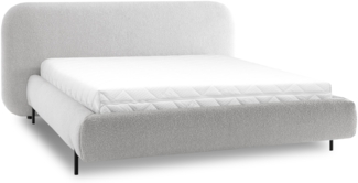 Eltap Bett Pointt (Jaffray 03)140x200 Metallrahmen, Gaslift, Box , Grau, 212 x 102 x 200 cm