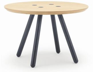 Couchtisch ROLF BENZ Freistil 196 Fichte massiv Schichtholz Ø 60 cm