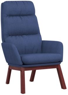 vidaXL Relaxsessel Blau Stoff [341163]