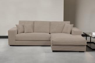 WERK2 Ecksofa Eden L-Form, Design Ecksofa in Cord mit besonders weichem Sitzkomfort