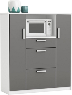 habeig Küchenbuffet Küchenschrank Singleküche Küchenregal Schrank Küche Küchenbuffet