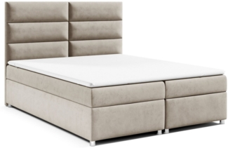Best for Home Boxspringbett mit Bettkasten Trinity K-4 Bonellfederkern inkl. 7 cm Topper (140x200 160x200 180x200 200x200 cm), Handwerksqualität, TOP Preis-Leistungs-Verhältnis