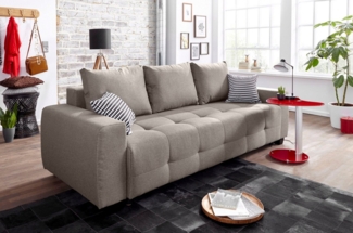 COLLECTION AB Schlafsofa Bella, mit Bettfunktion und Bettkasten, inkl. loser Rücken- und Zierkissen