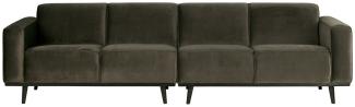 Statement 4-seater 280 Cm Velvet Dark Green